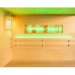 Sauna vapeur Corner Panoramic 4 places UniSpas