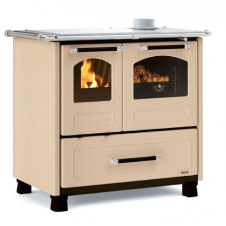 Nordica Extraflame Family 4.5 9kW Cappuccinno Houtfornuis