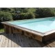 Piscina in legno Sunwater 550x300 H140cm Liner beige Ubbink