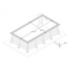 Piscine Bois Sunwater 550x300 H140cm Liner beige Ubbink