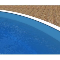 Piscina Oval Ibiza Familia 600 Lujo Enterrado