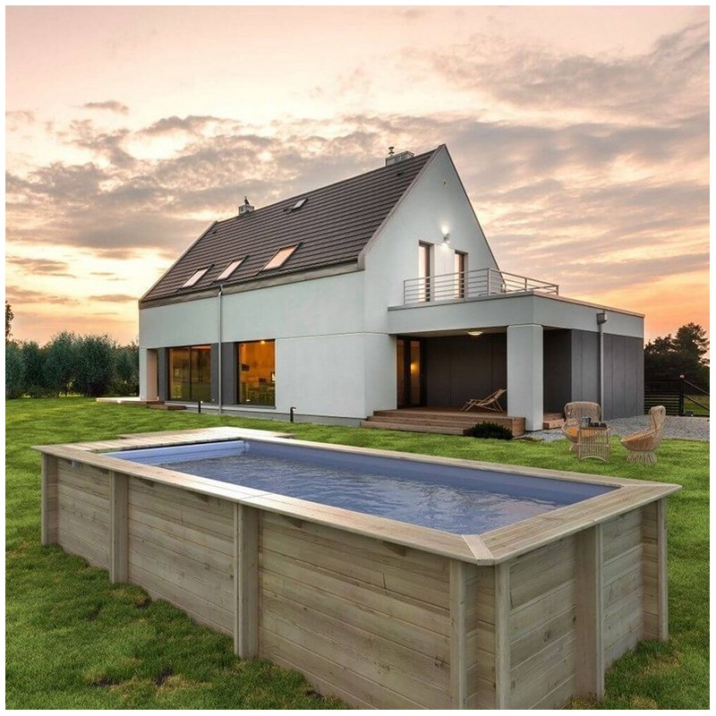 Urban Pool Legno 600x250xH133 Copertura Riscaldamento Filtrazione Cassapanca BWT Urban Pool Legno 600x250xH133 Copertura Riscaldamento Filtrazione Cassapanca BWT