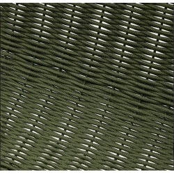 Chaise de jardin Rina en acier vert et corde verte VeryForma