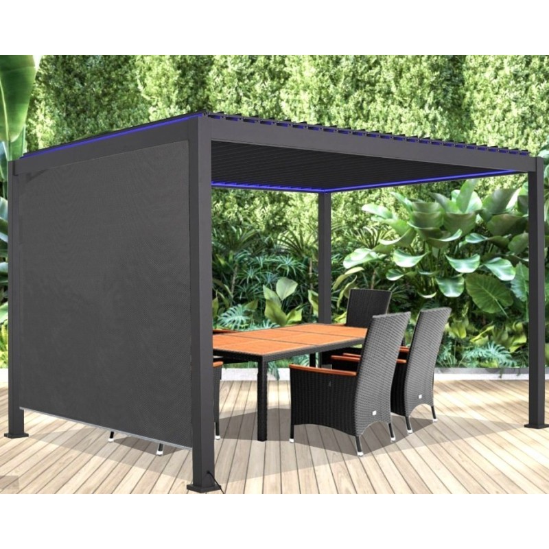 Cortina Lateral Cortina Bioclimática Pérgola Habrita 3m