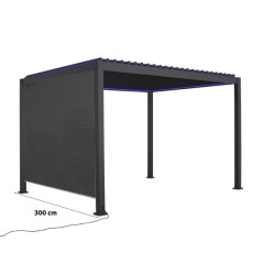 tenda cieca laterale pergola bioclimatica Habrita 3m