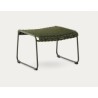 Arvin Swirl Chair in Beige Chenille Fabric and VeryForma Oak Wood Legs
