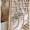 Kate Sedia Sospesa in Rattan Naturale e Acciaio VeryForma