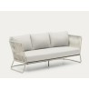 Saco 3-Sitzer-Outdoor-Sofa aus Seil und Stahl VeryForma