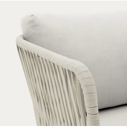 Saco 3-Sitzer-Outdoor-Sofa aus Seil und Stahl VeryForma