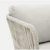 Saco 3-Sitzer-Outdoor-Sofa aus Seil und Stahl VeryForma