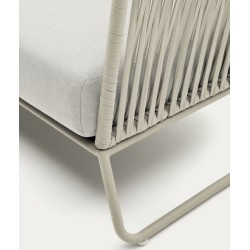 Saco 3-Sitzer-Outdoor-Sofa aus Seil und Stahl VeryForma