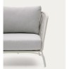 Saco Outdoor-Sessel aus Seil und grauem Stahl VeryForma