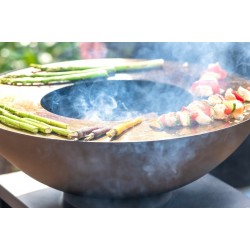 Onyx 80 Brazier Table and Raised Grid RedFire