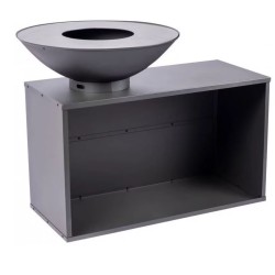 Onyx 80 Braciere Tavolo e Griglia Rialzata RedFire