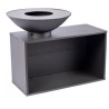 Onyx 80 Braciere Tavolo e Griglia Rialzata RedFire