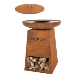 Braciere Orion Rust e coperchio RedFire