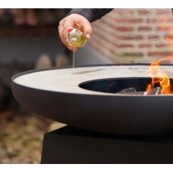 Braséro Orion Classic noir et couvercle RedFire