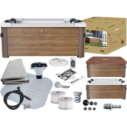 Amber 6-seater Connected Spa 160x160 MSpa