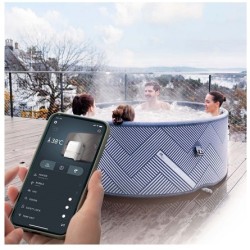 Spa semi-rígido mono de 6 lugares 173cm e Wifi MSpa