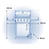 Napoleon Freestyle 425 gas barbecue with 4 burners
