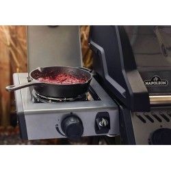 Churrasqueira a gás Napoleon Freestyle 425 com fogão lateral e 5 bocas