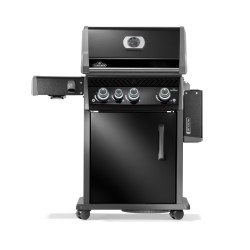 Napoleon Rogue® PRO 425 black gas barbecue BB SIZZLE ZONE™ and 4 burners including one Side