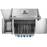 Napoleon Rogue® PRO-S 425 RSIB SIZZLE ZONE™ 5 queimadores a gás com 1 traseira