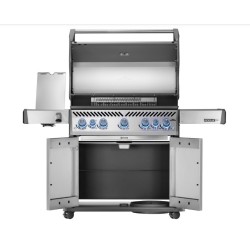 Barbacoa de gas Napoleon Rogue® PRO-S 625 RSIB de acero inoxidable SIZZLE ZONE™ 7 con quemador lateral y trasero
