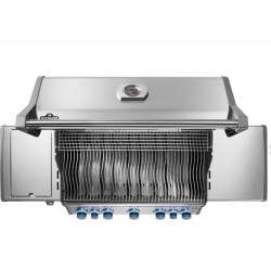 Barbacoa de gas Napoleon Rogue® PRO-S 625 RSIB de acero inoxidable SIZZLE ZONE™ 7 con quemador lateral y trasero