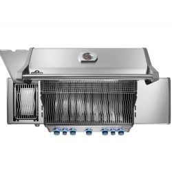 Barbacoa de gas Napoleon Rogue® PRO-S 625 RSIB de acero inoxidable SIZZLE ZONE™ 7 con quemador lateral y trasero