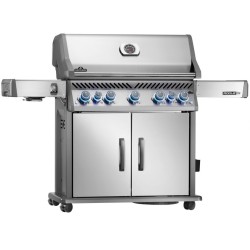Barbacoa de gas Napoleon Rogue® PRO-S 625 RSIB de acero inoxidable SIZZLE ZONE™ 7 con quemador lateral y trasero