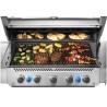 Napoleon Prestige® 665 RSIB SIZZLE ZONE Barbacoa™ de gas de 7 quemadores con 1 trasero