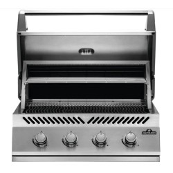 Barbacoa de gas empotrada Napoleon 500 Bi Series 32 con 4 quemadores de acero inoxidable