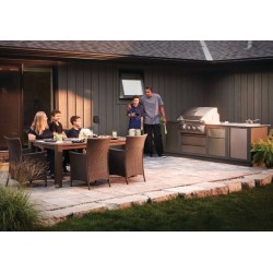 Napoleon 500 Bi Series 32 built-in gas barbecue with 4 stainless steel burners