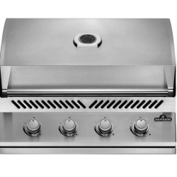 Barbacoa de gas empotrada Napoleon 500 Bi Series 32 con 4 quemadores de acero inoxidable