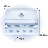 Barbecue gaz Napoleon Encastrable 500 Bi Serie 32 avec 4 brûleurs en inox