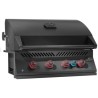 Parrilla de gas empotrada Napoleon 700 Big 32 con 4 quemadores y 1 infrarrojo trasero