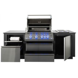 OASIS® 105 Napoleon Outdoor-Küche mit Sizzle Zone® 700 Series Seitengrill