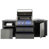 OASIS® 105 Napoleon Outdoor-Küche mit Sizzle Zone® 700 Series Seitengrill