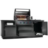 OASIS® 105 Napoleon Negro Mate Serie 700 Sizzle Zone® Cocina al aire libre lateral