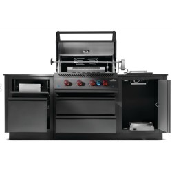 OASIS® 105 Napoleon Mattschwarz 700 Serie Sizzle Zone® Seitliche Outdoor-Küche