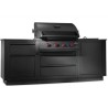 OASIS® 105 Napoleon Matte Black 700 Series Sizzle Zone® Side Cozinha Externa
