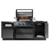 OASIS® 105 Napoleon Matte Black 700 Series Sizzle Zone® Side Cozinha Externa