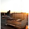Barbecue Le Marquier Mendy Inox avec Tournebroche