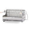 Le Marquier Irissarry Barbacoa de acero inoxidable con asador 78x32