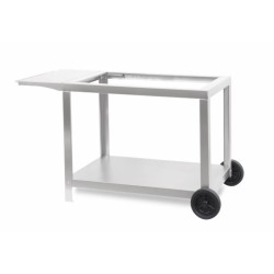 Barbecue Le Marquier Irissarry Inox avec Chariot et Tournebroche