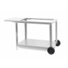 Le Marquier Irissarry Barbecue in Acciaio Inox con Carrello e Girarrosto