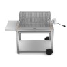 Le Marquier Irissarry Barbacoa de acero inoxidable con carro y asador