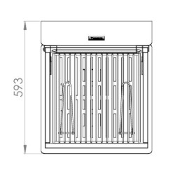 Le Barbecue français XL 60 Duo Le Marquier 60x40