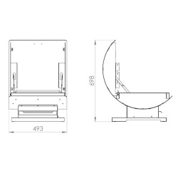 Il barbecue francese XL 60 Duo Le Marquier 60x40